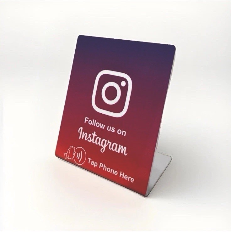 🇺🇸 NFC INSTAGRAM STAND One TAP straight to INSTAGRAM US SELLER! google review