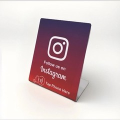 🇺🇸 NFC INSTAGRAM STAND One TAP straight to INSTAGRAM US SELLER! google review