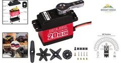 Durable Waterproof Servo with 180° Angle Control for Model DIY Applications