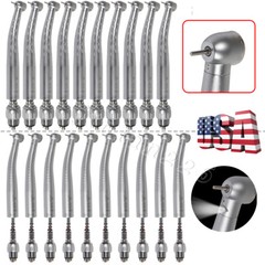 1-10 KaV Style Dental Fiber Optic/ High Speed Handpiece/+ 4/6Hole Quick Coupler