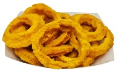 Display Faux Food Prop Onion Rings Basket