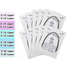 Dental Ortho Supper Elastic Niti Round Arch Wire 012/0.14/0.16/ 0.18/0.20 po