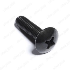 Black 316 Stainless Steel Phillips Recessed Truss Head Machine Screws M4 M5 M6