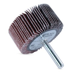 2″ x 1″ x 1/4″ Shank Mounted Flap Wheels – A/O 40 Grit Sanding Wheel – 25 Pack
