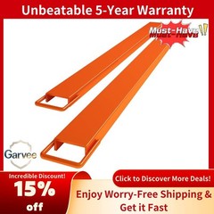 1 Pair 96″ Fork Extensions for Forklift Heavy Duty Steel 4600LBS 4.5″