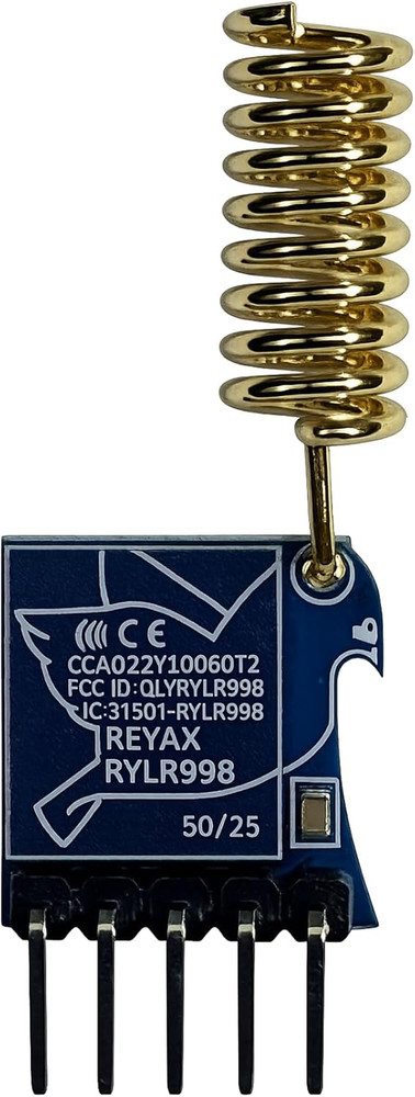 RYLR998 UART Interface 868/915 Mhz Lora Module with Antenna FCC CE NCC IC Certif