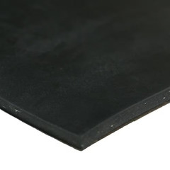Cloth Inserted SBR 1/8 In. X 36 In. X 72 In. 70A Rubber Sheet – Black