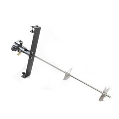 50 Gallon Pneumatic Bracket Mixer Tank Barrel Air Mix Stainless Steel Paint1/2HP