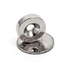 N35 Countersunk Ring Round Disc Strong Magnets Rare Earth Neodymium Hole 5mm
