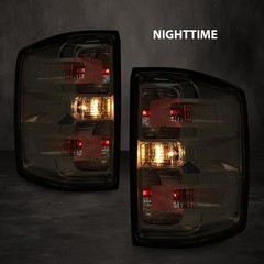 G-PLUS Tail Lights w/Bulbs Fit Chevy Silverado 1500 2014-2018/Fit Silverado 1500