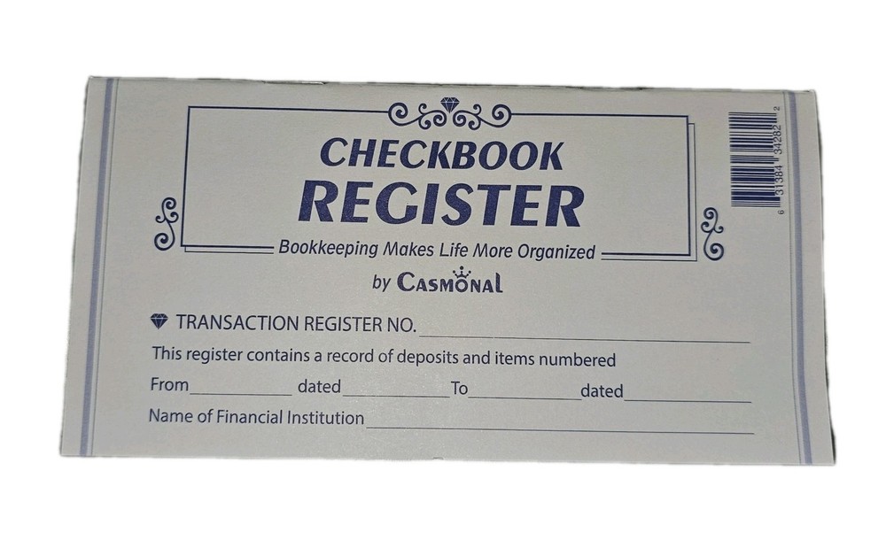 1 (One) CHECKBOOK TRANSACTION REGISTER