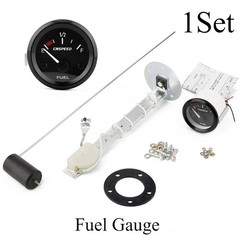Precision 52mm Car Fuel Gauge with Integrated Sensor & Mounting Bracket for Easy