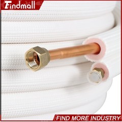 Findmall 50 Ft 1/4″ – 1/2″ Dia. Install Kit Fit For Mini Split Heat Pump Systems