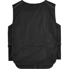 Ergodyne 6260 Cooling Vest, Cotton, Polyester, Zipper, Black, L/Xl