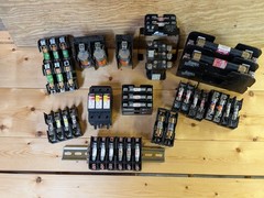 Industrial Fuse Block Lot Bussmann Gould Shawmut Phoenix Contact Fuses/Holders