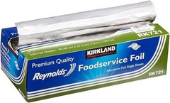 Kirkland Signature ALUMINUM FOIL SHEETS Reynolds 500 ct , 12” X 10.75” Sheets
