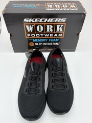 SKECHERS Work D’Lux Walker SR Ozema Black Slip-Resistant EH Women’s 6 M