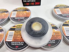10 Pack Black Vinyl 33 Electrical 3m Scotch Tape “06133” Electric Tape Bundle