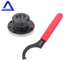 ER40 100mm Outside diameter Collet Chuck Fixture With Wrench Accuracy to 0.005″