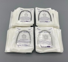 Dental Orthodontic Arch Wire Super Elastic Niti Round Rectangular Natural Form