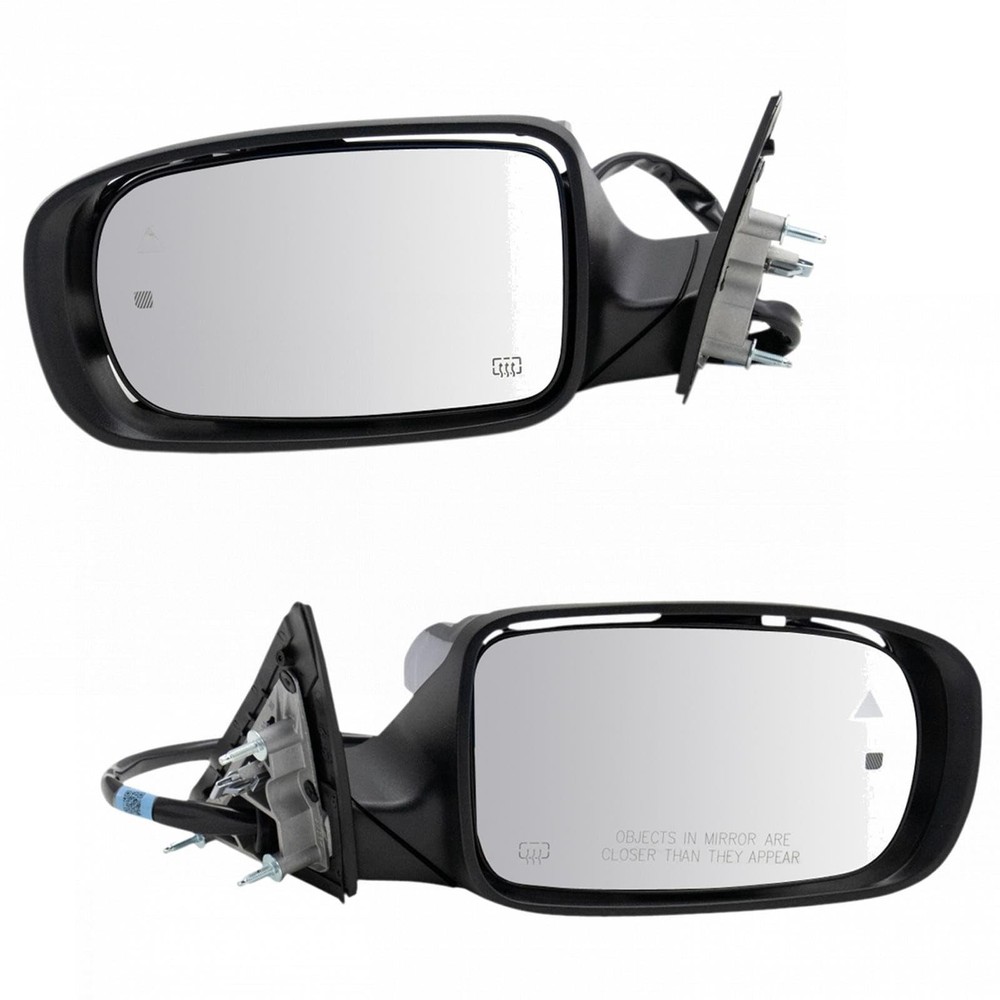 2011-2019 Dodge Charger Power Heated Blind Spot Foldaway Mirrors Paint to Match