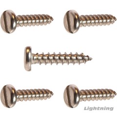 Stainless Steel Sheet Metal Tapping Screws Pan Head Grade 18-8 Quantity 25 pc