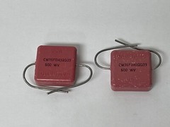 2 pcs, Sangamo 4300pf 4.3nf .0043uf Capacitor Mica Film 500V CM35FD432G03 USA FS