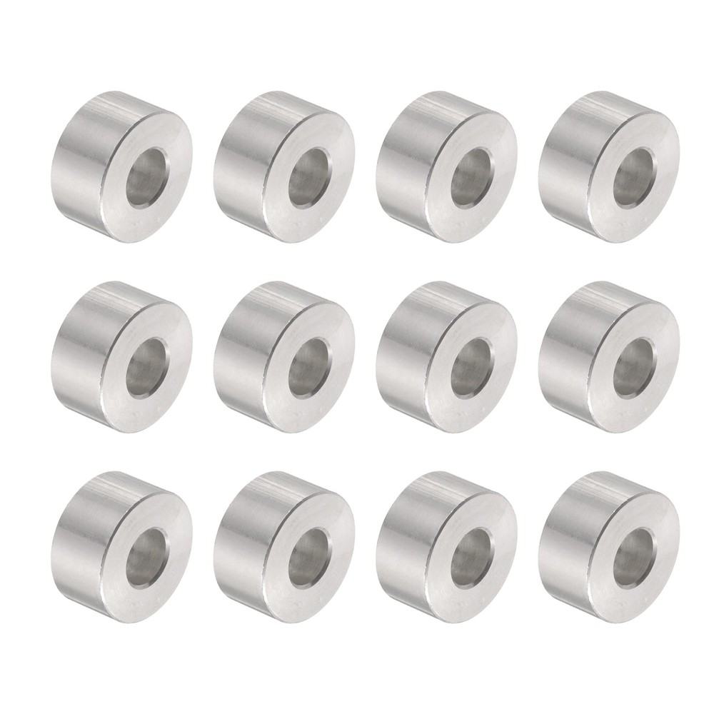 12pcs Aluminum Spacer 8.5mm Bore x 20mm OD x 10mm Length