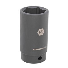 STEELMAN PRO 1/2-Inch Drive 1-3/16-Inch Deep 6-Point Impact Socket, 60515