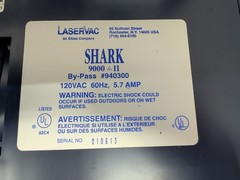 LaserVac Shark 9000-II (1 speed) ESD Vacuum & Kit 120V – New