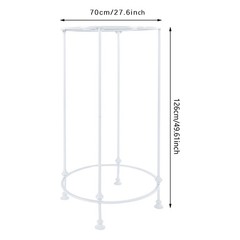 Round Garment Rack, Freestanding Hanging Rack, Clothes Store Display Rack