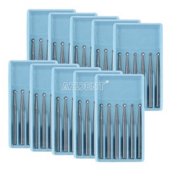 AZDENT Dental Surgical Handpiece FG Bur Tungsten Carbide Round/Straight Fissure