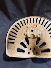 #43 CAST IRON Tractor Implement Seat WALTER A WOOD Hoosick Falls New York USA