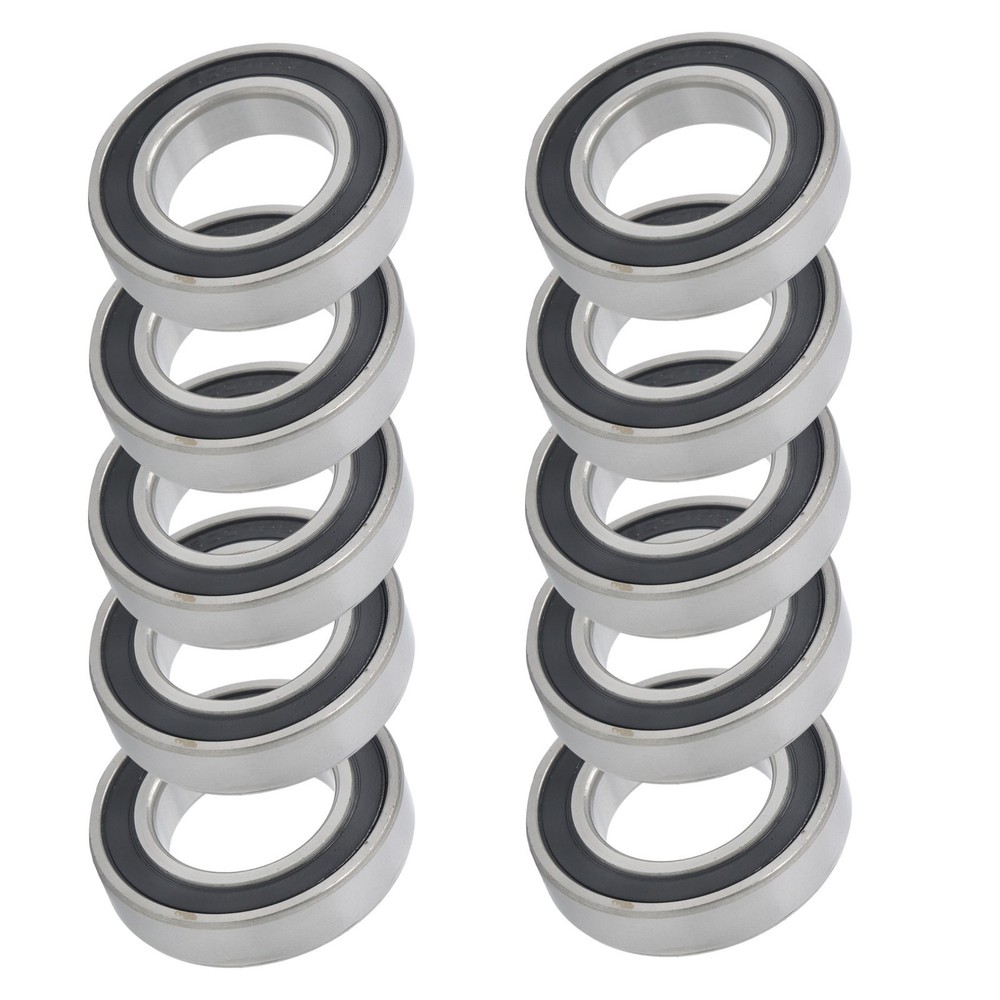 10 × 6007-2RS Deep Groove Ball Bearing 35mm Inner Dia 62mm OD 14mm Bore Sealed