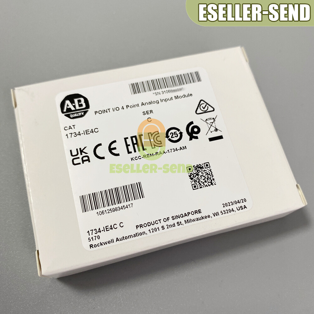 AB 1734-IE4C Allen-Bradley Ser C 4 Point Analog Input Module 2023 New Sealed TX