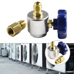 Self Sealing R134A Can Tap Valve Adapter For A/C Charging Convertor USA