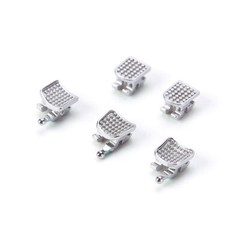 Dental Orthodontic Brackets Braces Monoblock Mini Roth/MBT 018/022 Hooks 345 USA