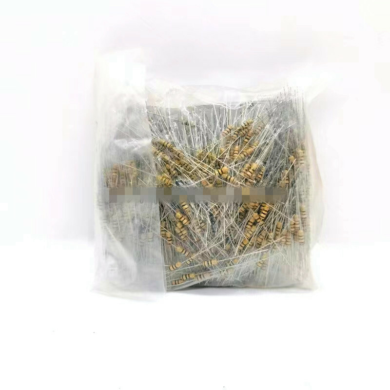 1000Pcs Carbon Film Resistor 1/4W 0.25W – Full Range of Values ( 0Ω-10MΩ)
