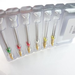 6pc Dental Endo Rotary NITI Files X3-Pro Gold Taper Root Canal Endodontic Files