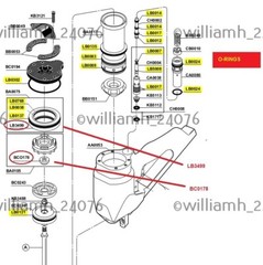 Senco SN325 O-ring Kit + Firing Washer Valve Seal LB3499 Kit