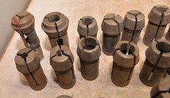 22 Bardons & Oliver turret lathe No 2 collets B & O and more machinist tool lot