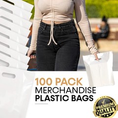 Merchandise Bags, Die Cut Handles, Strong, Durable, and Tear Resistant Bags P…