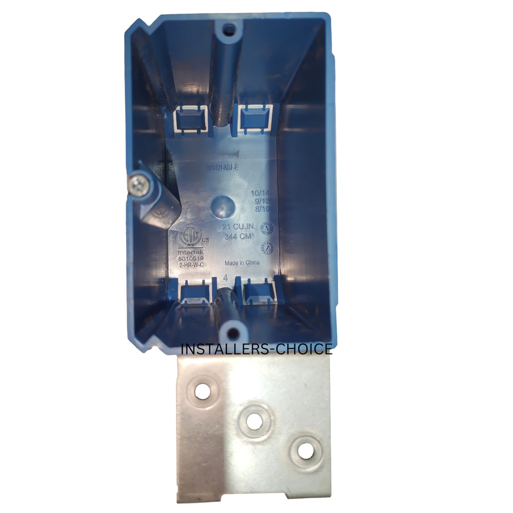 10 pcs 1-Gang 21 Cu In New Work ETL Adjustable Electrical Box & Horizontal Mount