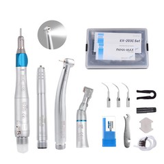 Dental LED PANA MAX High Speed Handpiece+Air Scaler+Low Speed EX203C 2H