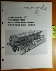 John Deere Traction-Feed Fertilizer Att for Press Grain Drill Predelivery Manual