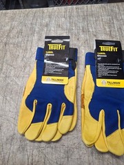 3 Qty. Tillman 1480 TrueFit Top Grain Deerskin Performance Work Gloves Large