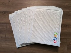 10 eBay Branded Shipping Supplies Padded Airjacket Bubble Envelopes 8.5 x 11.25