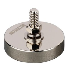 185lb Neodymium Magnet Pair with Threaded Studs