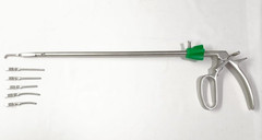 1Pcs Laparoscopic Bulldog Clamp With 6 Clips For Surgical Instrument CE Approved