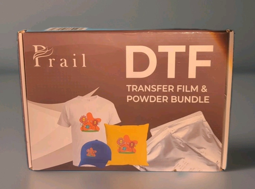 Dtf Transfer Film & Powder Bundle 30xa4 Dtf Sheets 500G Stf Powder 1 Bag